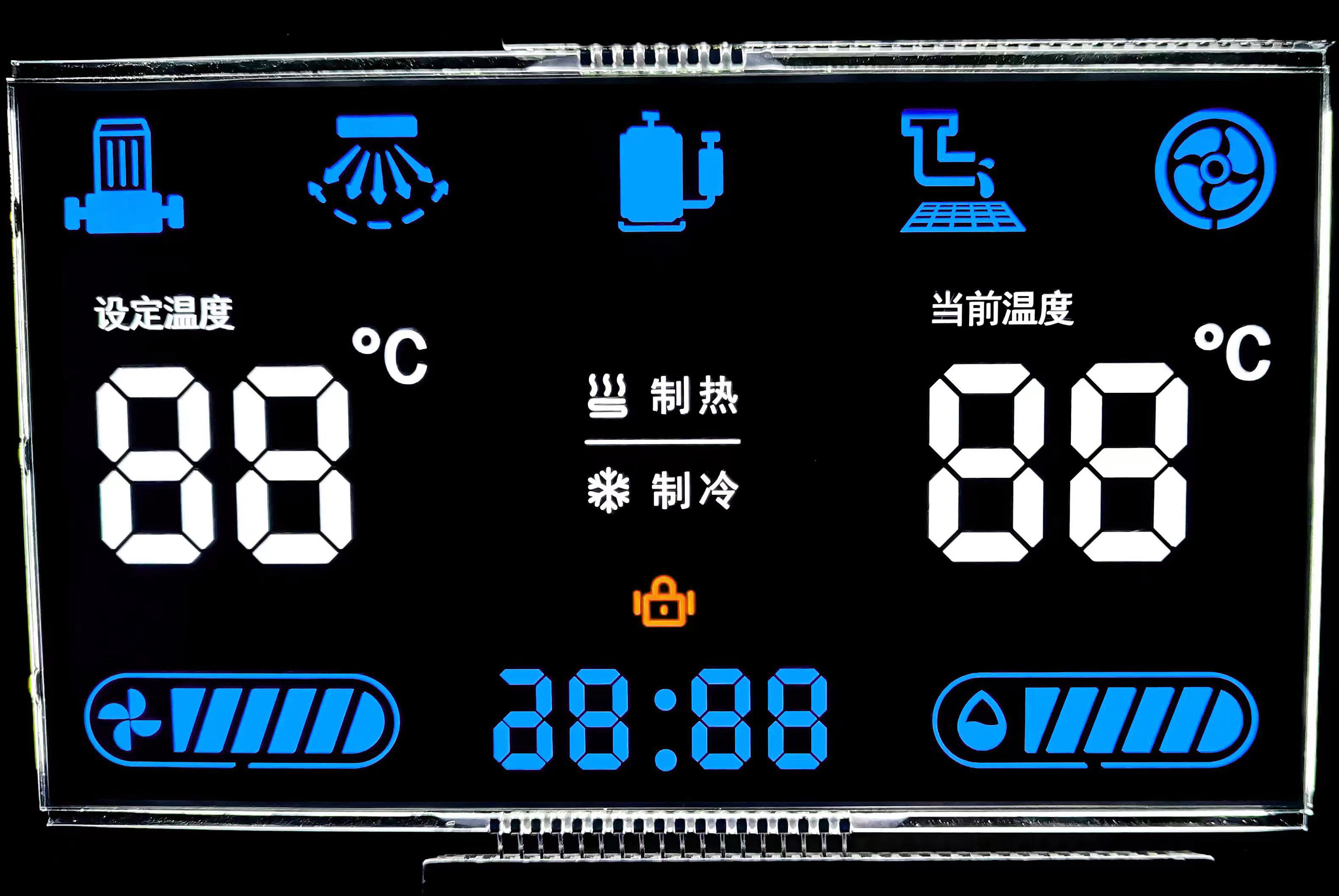 温控器显示屏 lcd液晶屏 va显示屏 显示屏厂家直销 va屏 产品中心 东