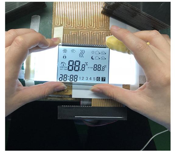 lcd液晶屏定制 小家电专用段码液晶屏带触摸宽视角工厂直销交期快